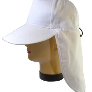 57-B GORRO LEGIONARIO DE GABARDINA BLANCO
