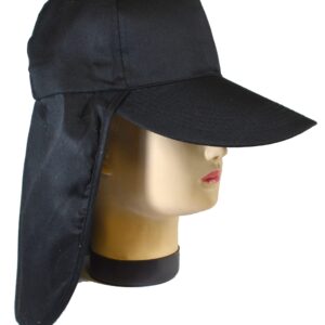 57-N GORRO LEGIONARIO DE GABARDINA  NEGRO