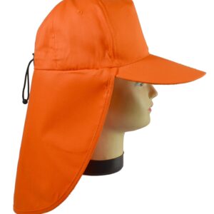57-NA GORRO LEGIONARIO DE GABARDINA NARANJO