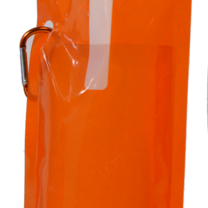 3809-NA BOTELLA PLEGABLE  475 CC NARANJA