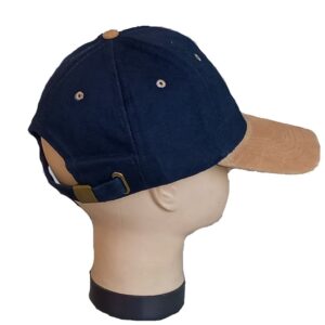 6D-A/G GORRO DENIM AZUL  VISERA GAMUZA