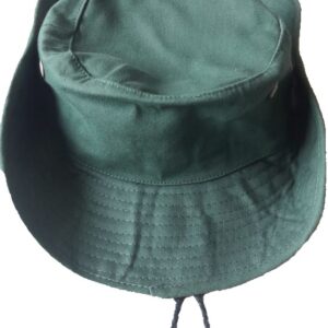 96-V GORRO PESCADOR VERDE C/ CORDON Y BROCHE