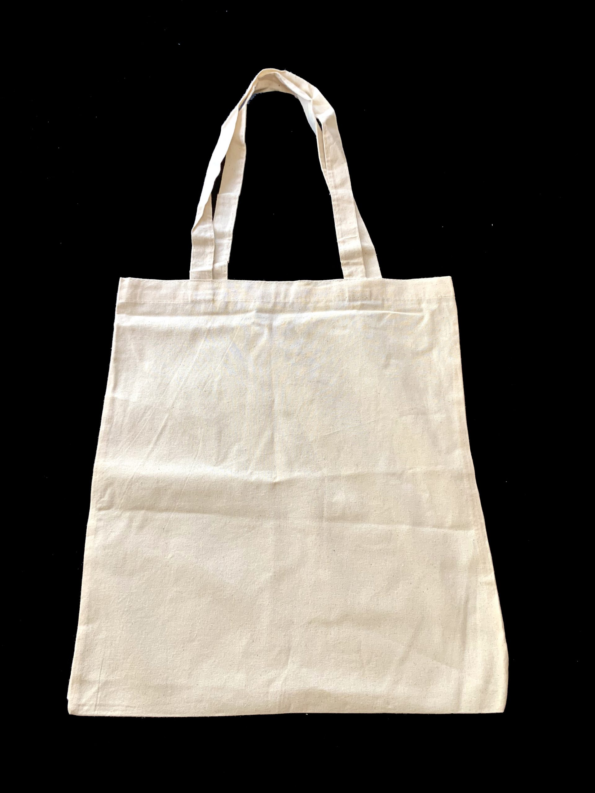 T-064 BOLSA DE ALGODÓN COLOR NATURAL 42 x 38 ASA 28 CM - Imagen 2