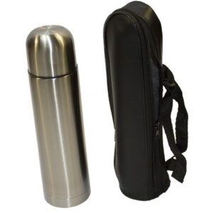 T-6810 TERMO INOXIDABLE MED.500 ML C/ESTUCHE NEGRO